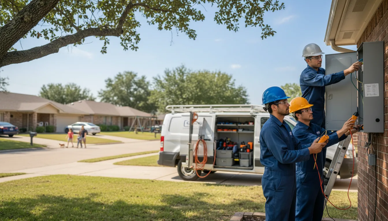 Certified electrician providing emergency electrical services in Fremont, NE